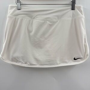 Nike Dri Fit Tennis Prep Skort White Clean Girl Size Medium